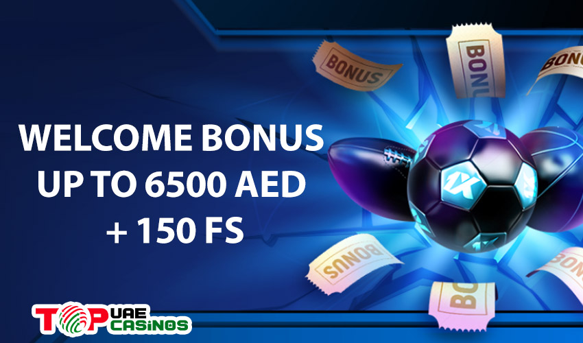 Welcome Bonus - UP TO 6500 AED + 150 FS
